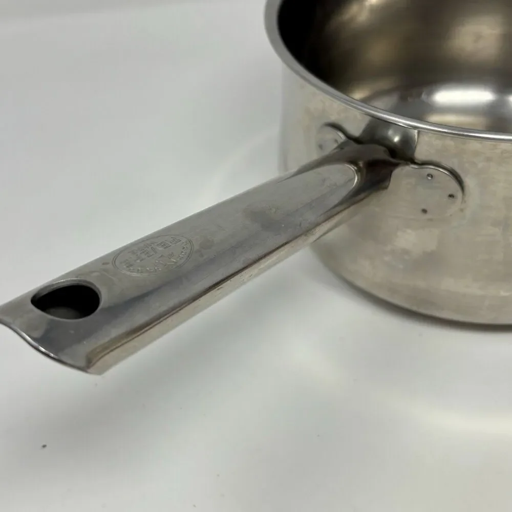 Revere Ware SX Stainless Steel 2.5qt Sauce Pan Pot Copper Clad Bottom No lid